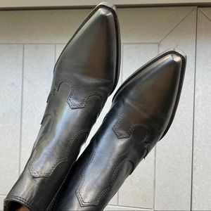 SAM EDELMAN WINONA LEATHER BOOTS LIKE-NEW SZ 8